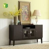 60&quot; Modern Solid Wood dine room side cabinet,Tall TV Media Stand Sideboard Buffet