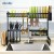 Import 65cm Black Shelf Holder Dish Drying Drainer Standing Type Dryer Stand Kitchen Rack Stainless Steel from China