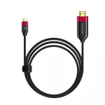 6FT Mirror Screen Video Audio USB3.1 Typc c To HDMI Cable, Aluminum Alloy Plug 4K 2M USB Type-c Adapter To HDMI Cable