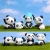 Import 8 Pcs Mini Cute Panda Models Miniature Landscape DIY Dollhouse Decorations Animal Resin Craft Gift Action Figure from China