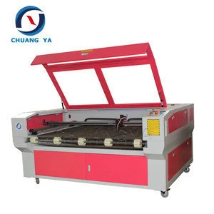 80W 100W auto feeding fabric garment textile laser cutting/ CNC Auto Feeding Fabric Laser Cutting machine