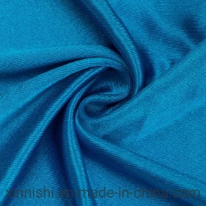 86%Polyester 14%Spandex 180GSM Satin Textile Fabric for Garment Evening Dress