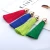 Import 8CM Wholesale PolyesterSmall Tassel Curtain Ear Clothing Tassel Key Chain Bag Pendant Accessories Ice Silk Tassel from China
