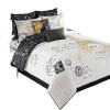 8pcs beautiful printed comforter set bedding set