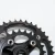Import 9 speed 49mm Chainline Steel Sand Black MTB Bicycle Crankset from China
