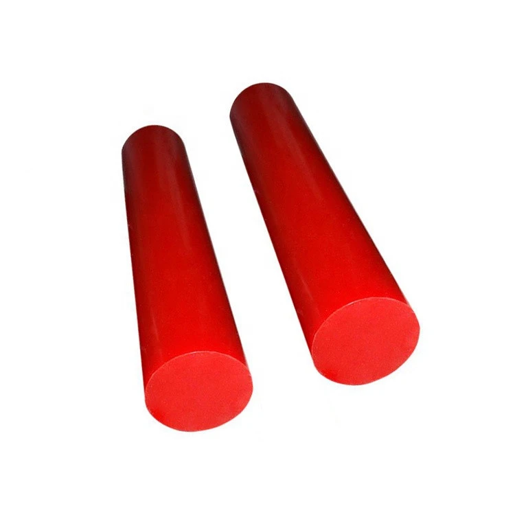 95A Red PU Rubber Rod Polyurethane Plastic Rod