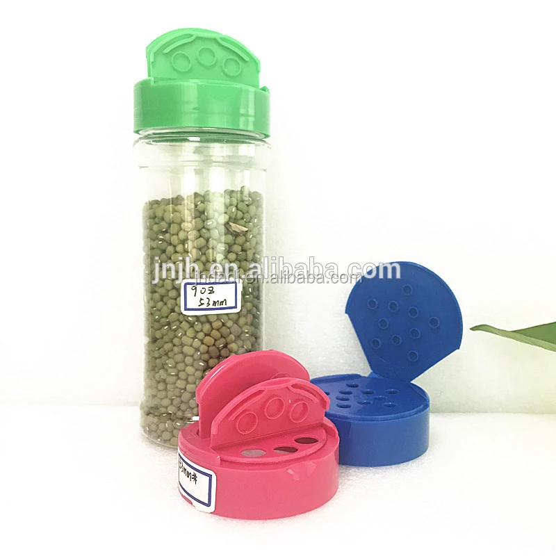 9oz plastic spice jars salt and pepper powder seasoning shaker bottle