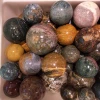A variety of natural Ocean jasper  crystal ball  for decoration or gift