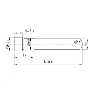 AAPZ straight mold standard component guide pillar pin