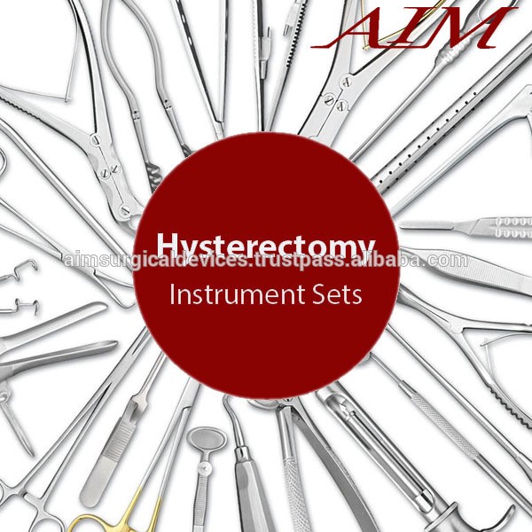 Abdominal Hysterectomy Instrument Set