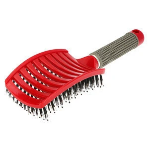 Abody Bristle &amp; Nylon Detangle Hairbrush Women Hair Scalp Massage Comb Wet Hair Brush for Hairdressing Salon W2284