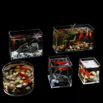 Acrylic Fish Tank Cylinder Rectangle Customized Acrylic Aquarium