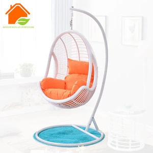 Acrylic Rattan Hanging Chair Patio Swings