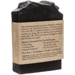 Activated Bamboo Charcoal Whitening Tea Tree Oil Body Soap Organic Coconut Face Soap  Anti Bacteria Melasma Morocan Black Soap