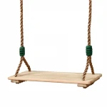 Adult Children Swing Outdoor Garden Swings Wooden Swing With Rope