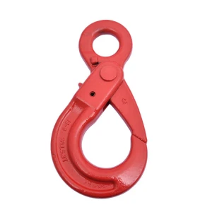 Alloy And Carbon Steel G80 Eye Self-Locking Hook With Latch For Lifting