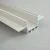 Import ALP092 Trimless recessed Aluminum Profile for 12.5mm thick plasterboard with  PC diffused cover without ribs from Pakistan