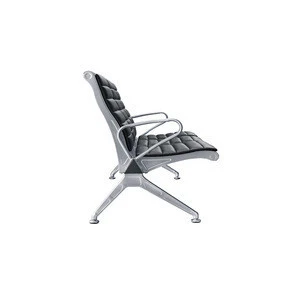 Aluminum alloy stainless steel leather seater hospital clinic waiting chair