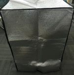 Aluminum foil expanded PE foam reflective insulated pallet cover for air shipment