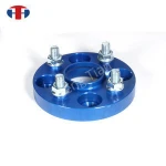 CNC machining aluminum wheel spacer part 4x100 with ISO9001:2008,TS16949