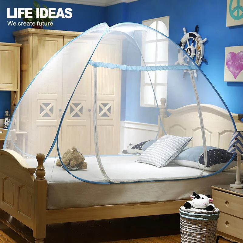 Amazon hot sale home bedroom adults folding pop up anti mosquito net tent
