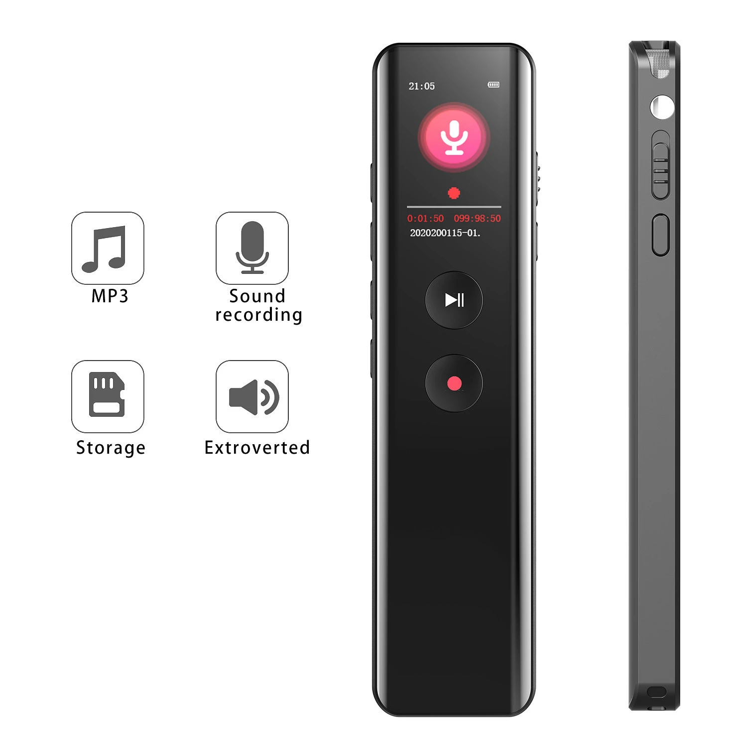 Amazon hot selling recording devices best mini hidden long time recording voice activated digital voice recorder