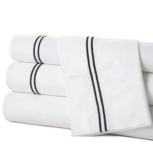 Amazon Top Seller White Hotel 300tc Sateen King Size Set Cotton Bed Sheet Sets 1000 Thread Cpunt Egyptian Sheets