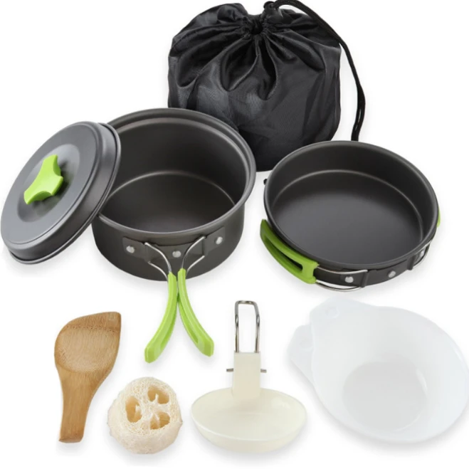 Amazon Top SellerCookware Sets Portable Camping Pot Non-Stick Cookware Sets
