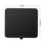 Amplified Digital TV Antenna Long 50-75 Miles Range Support 4K 1080p Amplifier Signal Booster 2020 Latest Indoor AH-DVB-330-H 5V