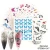 Import ANGNYA 3D Butterfly Nail Art Stickers Adhesive Sliders Colorful Nail Transfer Decals Foils Wraps Decorations from China