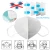 Import Antibacterial mask anti dust KN95 mask breathing face mask 20 PCS Pack from China
