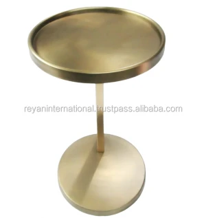 Antique Brass Finished Wholesale Custom Bed Side Table