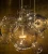 Import Art creative modern bubble clear glass ball ceiling light chandelier hanging gold pendant lamp from China