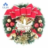 Artificial Personalized Christmas Door Wreaths All Seasons Floral Wreath Deco Mesh Rolls Wreath Decorative