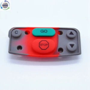 Atm oem/odm conductive silicone rubber button cover keypad
