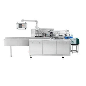Automatic Disposable Face Mask Cartoning Machine , Medical Paper Box Packing Machine For Biscuit/Toothpaste/Cosmetic/Bottle
