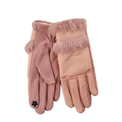 Autumn And Winter Gloves Thickened Touch Screen Cycling Gloves Ladies Plus Velvet Waterproof Warm Safety Gloves
