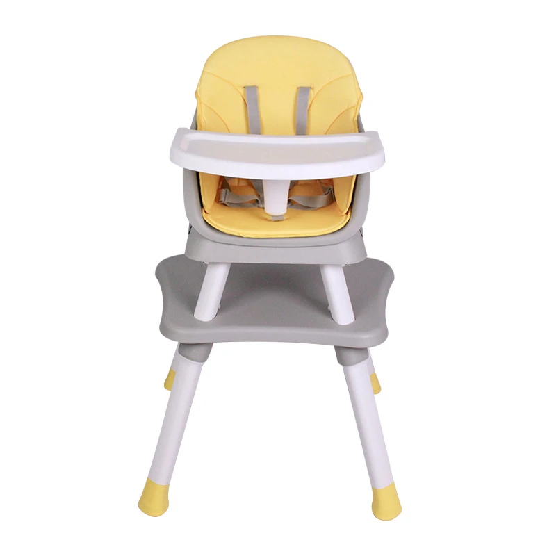 Baby Furniture Folding High Chair, Modern 6 in 1 Plastic Baby Chair/