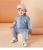 Import Baby spring and autumn suit childrens leisure sportswear boys clothes Western girls new fashion childrens wear trend from China