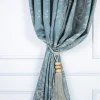 Bamboo Blue Wholesale Ready Made Drapes The Curtain