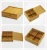 Import Bamboo Storage Box 4-Compartment Organizer with Sliding Lid from China
