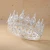 Import Baroque Bride Crown  Crystal Round Crown Beauty Pageant Crown Hair Accessories 2023 from China