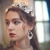 Import Baroque Handmade Silver Leaves Crystal Headband Hair Accessories Wedding Crown Tiara from China