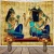 Import Beautifully printed wall hanging tapestry India old time life scene tapestry from China