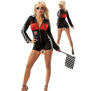 beautyslove one piece racer girl sexy sportswear racing bodysuits costumes for women