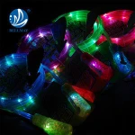 Bemay Toy LED Flashing Light Up Fitness Adjustable 7 Foot Jump Rope Cable Night Fun Best of Skipping Exercise Jumping