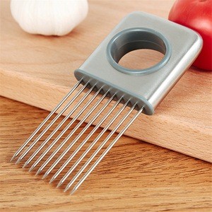 Best Onion Tomato holder Slicer Meat Tenderizer Stainless Steel Kitchen Vegetable Tool Gadgets Cooking Tool kitchen amazon hot