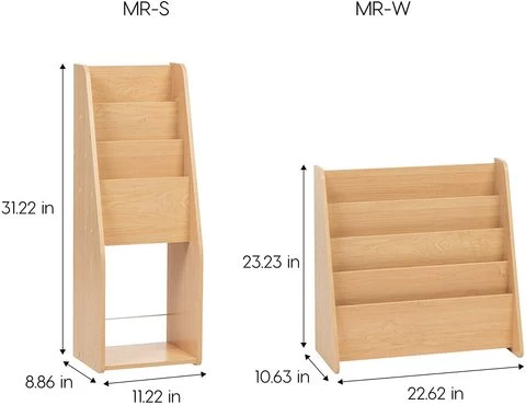 Best seller montessori bookshelf wood book shelf for Office Home School Shelf Display for CD/Magazine/Book