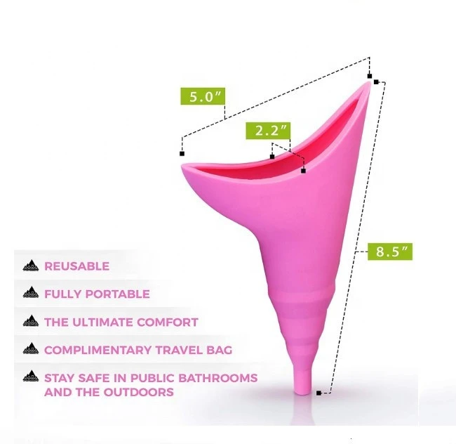 Best Seller Portable Silicone Female Urination Device For Outdoor Travel Camping