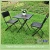 Import Best Selling HDPE Plastic Wicker Design Bistro Table Set Lounge Patio Table Set Garden Tables Set from China
